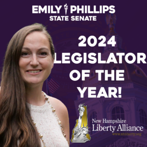 Emily Phillips State Senate NHLA Legislator of the Year